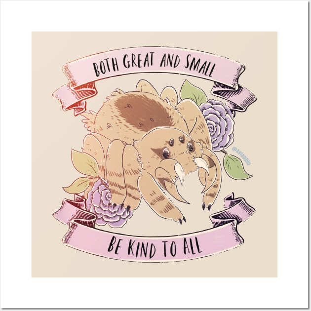 Be Kind to All -- Spider Edition Wall Art by Avianblu